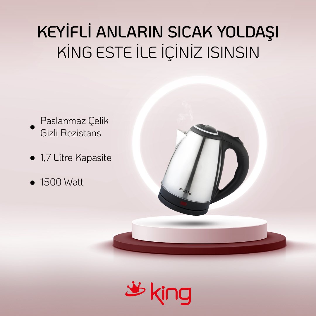 KSI1005 Este Su Isıtıcı - King Küçük Ev Aletleri