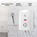 K7008 Ekvator Elektrikli Şofben - King Küçük Ev Aletleri