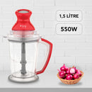 K711 Chopex Maxi Doğrayıcı - Kırmızı - King Küçük Ev Aletleri