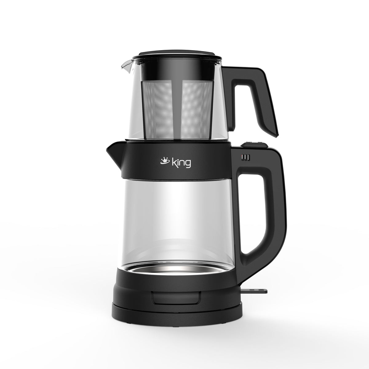 KCM330 TeaPro Cam Çay Makinesi-Siyah - King Küçük Ev Aletleri