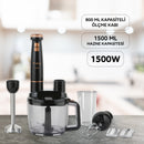 KKB973 Bodie Komple Blender Set - Siyah/Bakır - King Küçük Ev Aletleri
