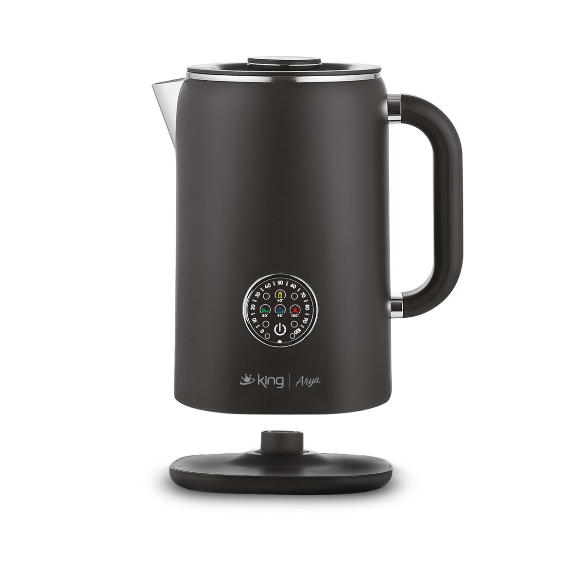 King KSI386 Arya kettle double wall el yakmaz paslanmaz çelik gövde