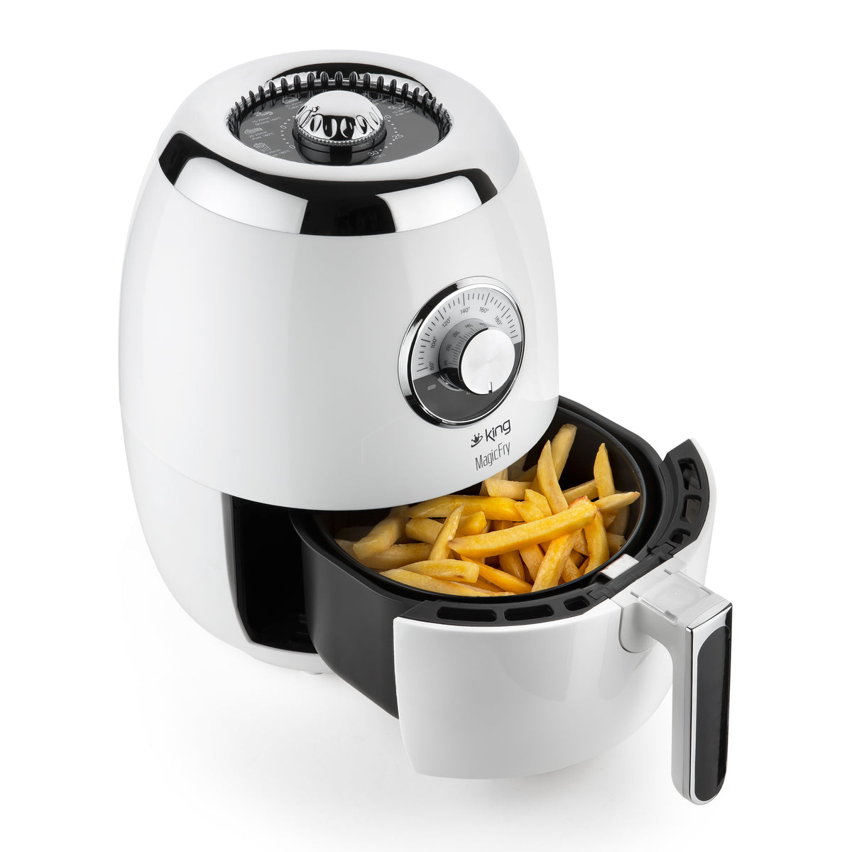 KYF25 MagicFry Sıcak Hava Fritözü - Beyaz - King Küçük Ev Aletleri