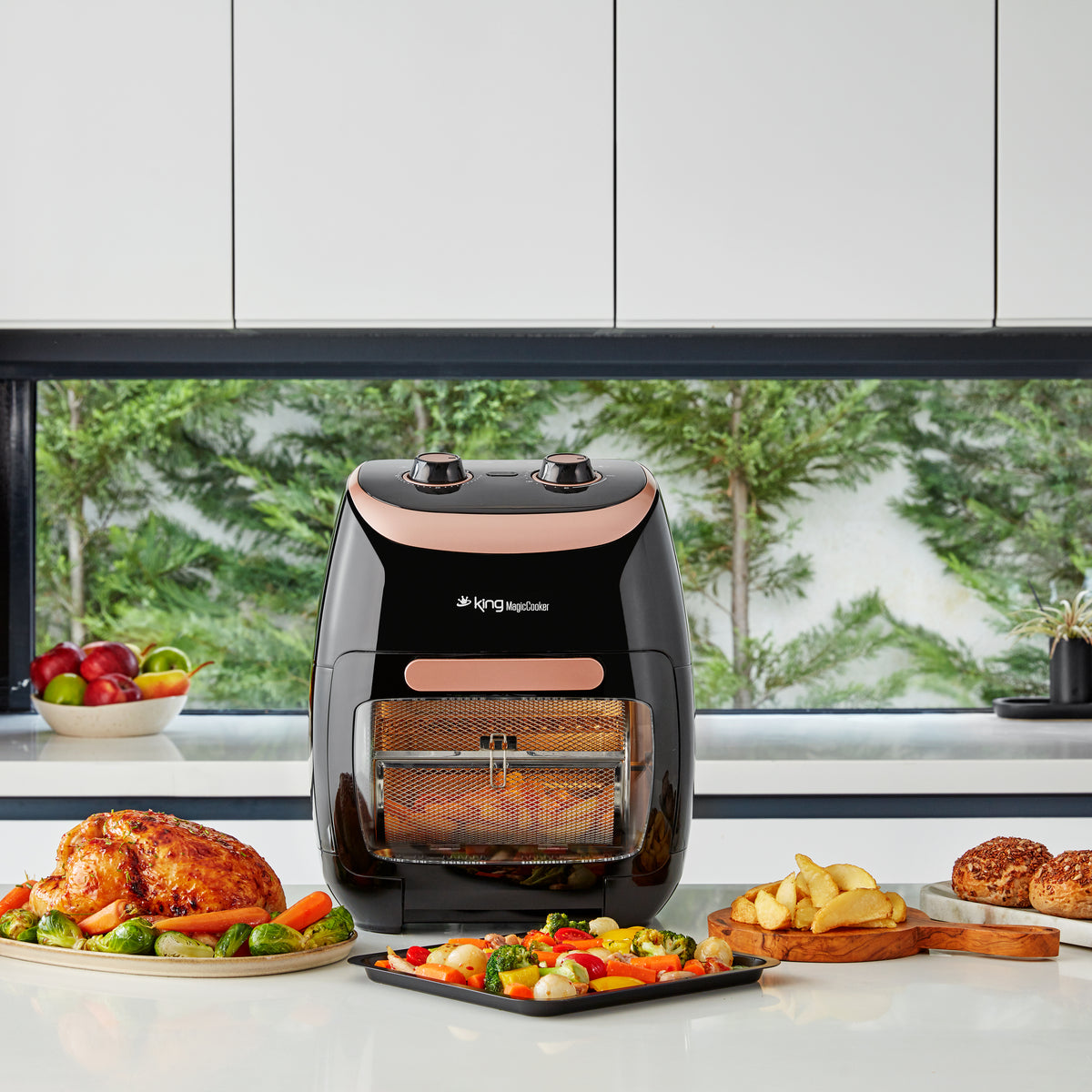 KYF29 MagicCooker 11 Litre Airfryer + Oven - King Küçük Ev Aletleri