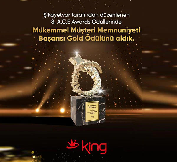 Mükemmel Müşteri Memnuniyeti Başarısı Gold Ödülünü Aldık