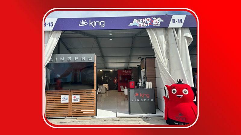 King olarak Teknofest 2025’te İnovasyon Tutkunlarıyla Buluştuk