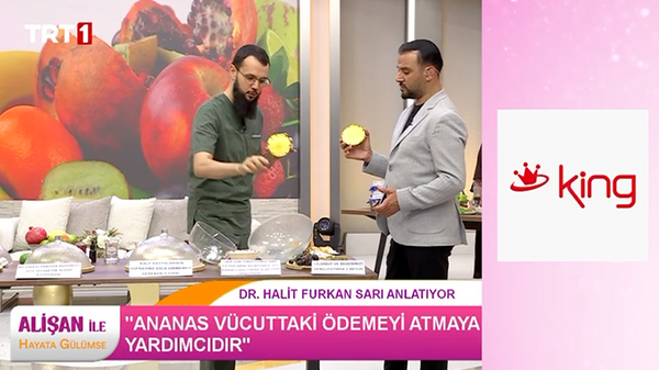 King, TRT 1’de “Alişan ile Hayata Gülümse”nin Sponsoru Oldu!