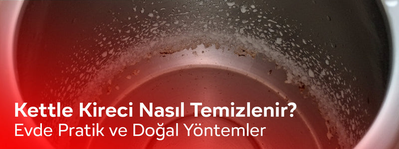 Kireç temizliği yapılmış elektrikli kettle