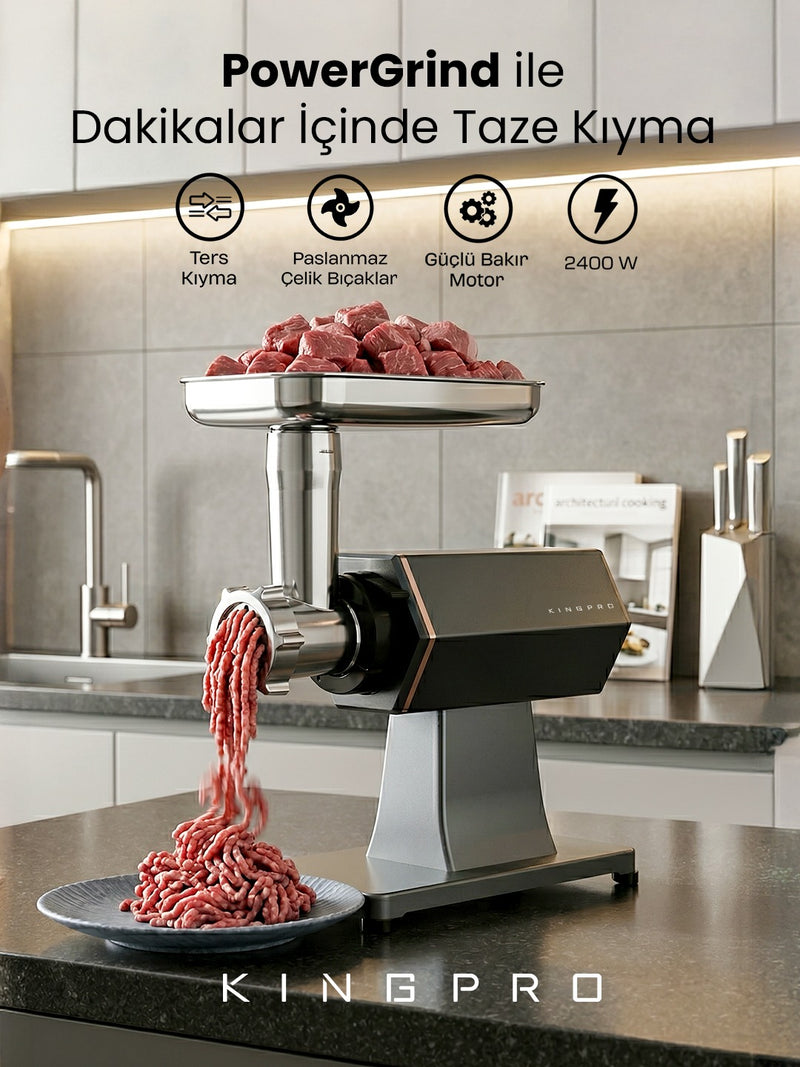 KINGPRO KKM694 Powergrind Meat Grinder Machine