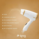 KSK437 Vilda Seyahat Tipi Sa. Kurutma Makinesi-Beyaz