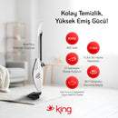 KING BOLD PLUS K-368P SİYAH-BEYAZ DIK SUPURGE