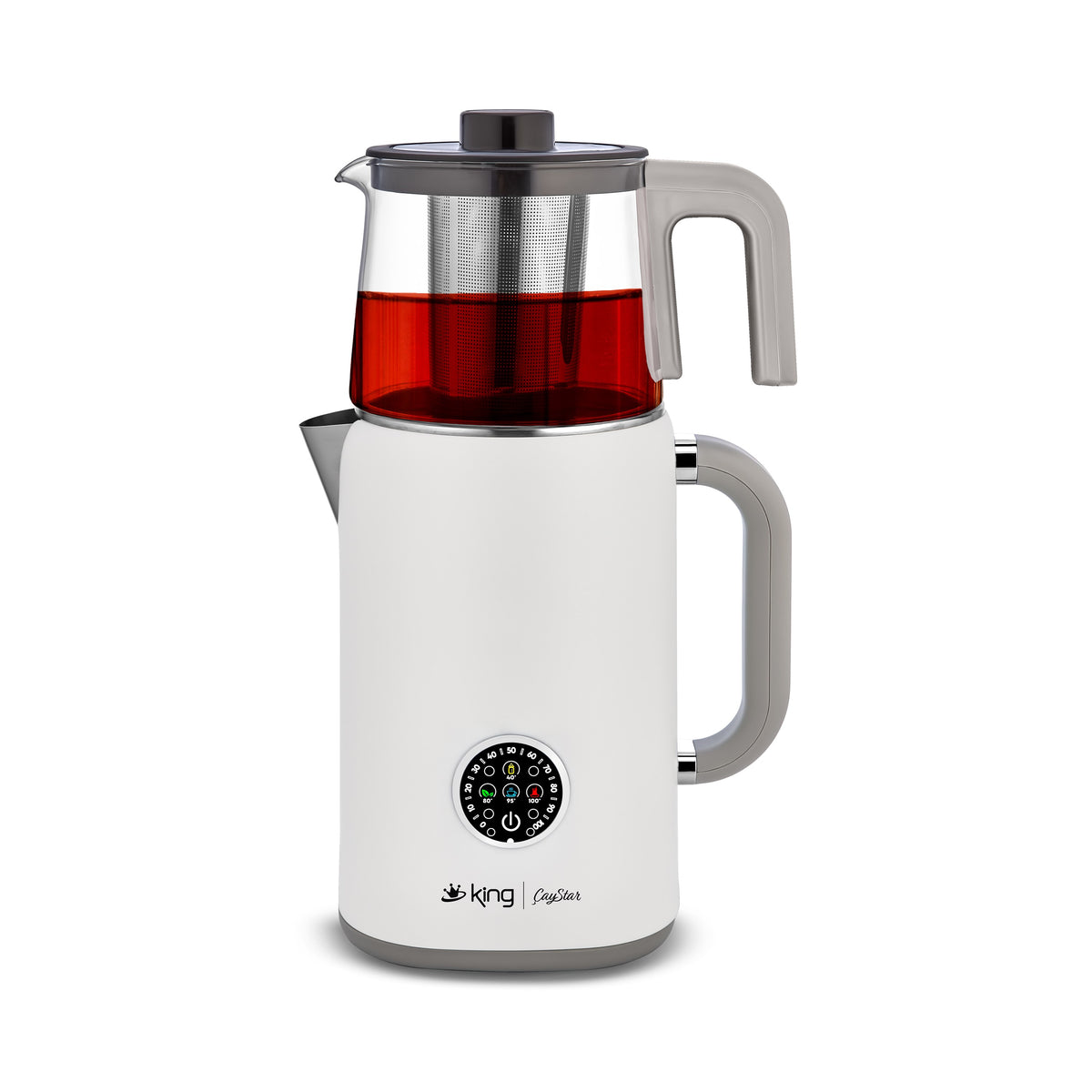 Kcm387 Çaystar Dijital Çay Makinesi-Beyaz