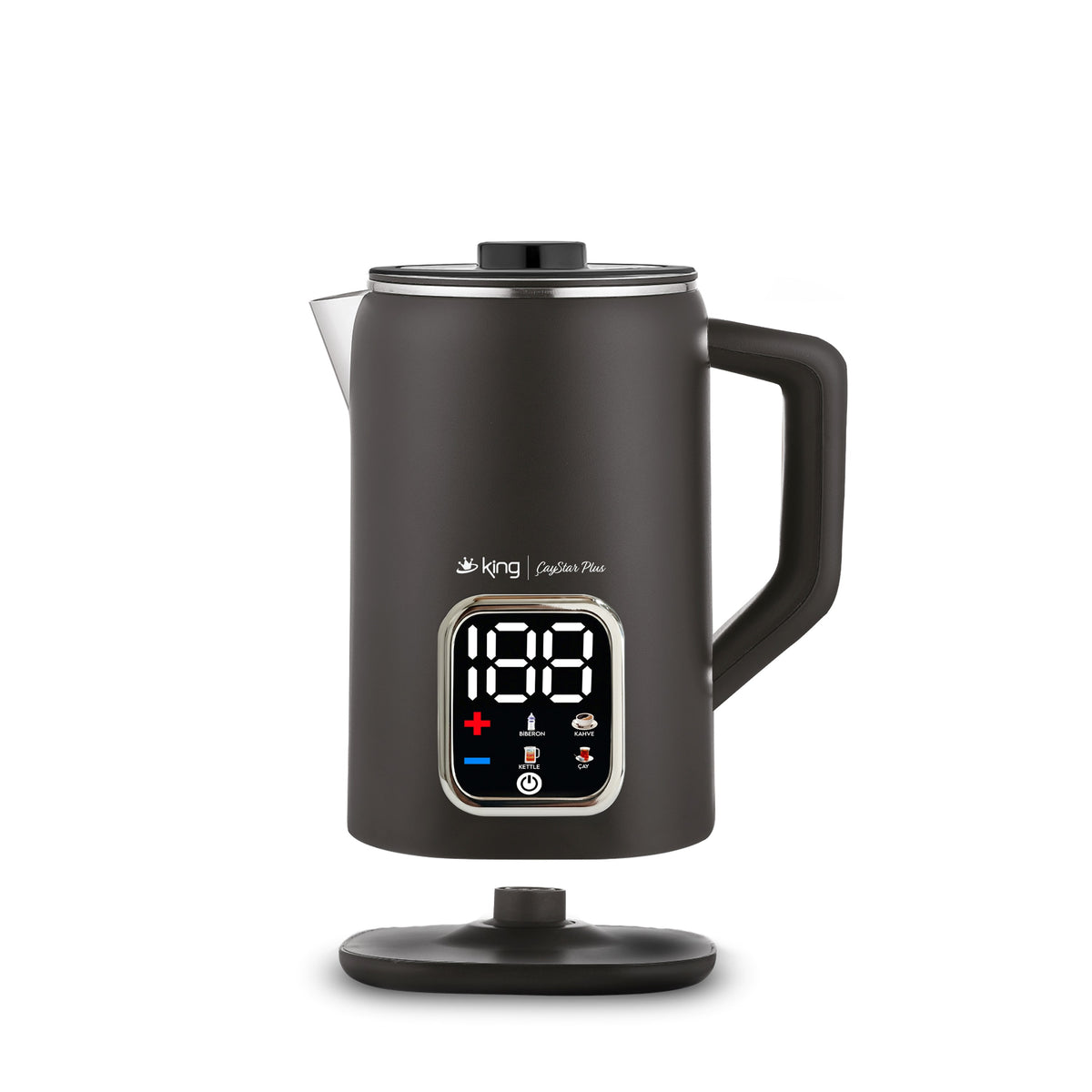 KİNG K3113 ÇAYSTAR PLUS DİJİTAL ÇAY MAKİNESİ  (SİYAH)
