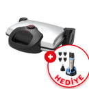 KING P637Y GRİLLMAX IZGARA VE TOST MAKİNESİ (İNOX) ALANA KSM777 TIRAŞ MAKİNESİ HEDİYE (TAKIM)