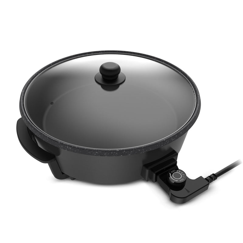 TT-K2101 Tavazade Çok Amaçlı Pizza Tavası-Siyah