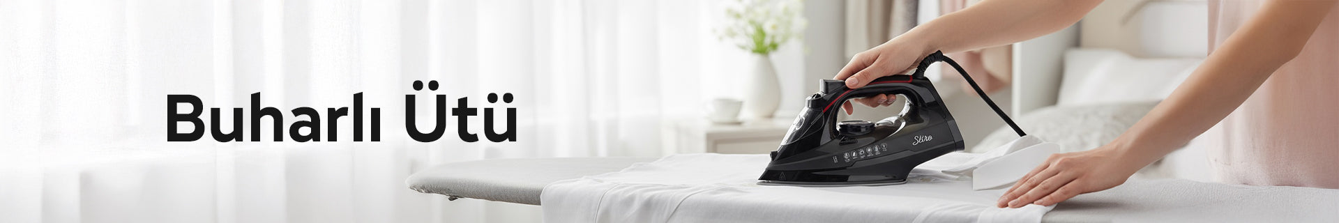 King buharlı ütü koleksiyonu banner – yüksek buhar gücü, hızlı ısınma ve kırışıksız sonuç sunan gelişmiş ütü modelleri