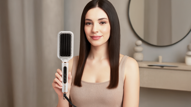 TT-KSS1202 Dolendo  Saç Düzleştirici Fırça