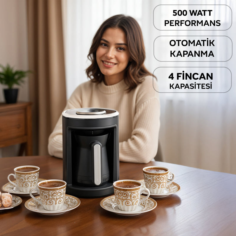 K3101 Cafielo Otomatik Türk Kahve Makinesi