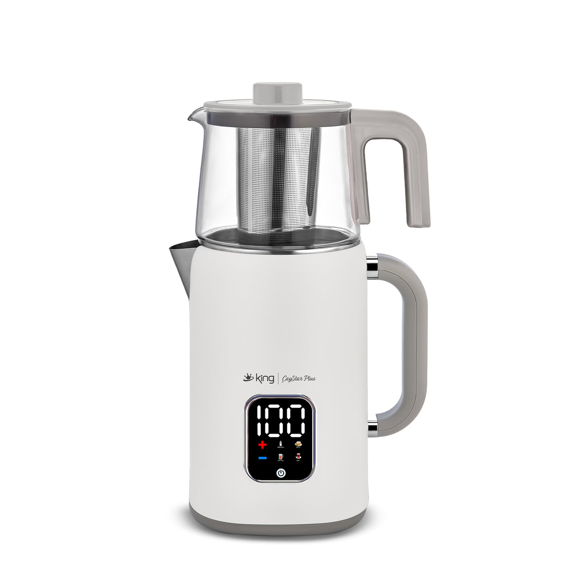 K3113 Çaystar Plus Dijital Çay Makinesi-Beyaz