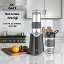 K485 BlendToFresh Kişisel Blender - Siyah - King Küçük Ev Aletleri
