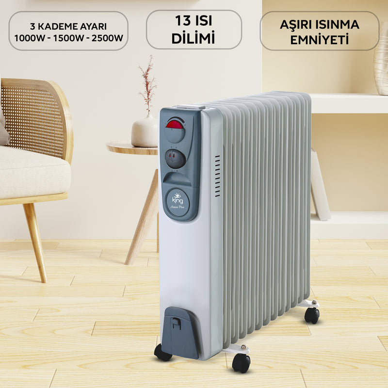 K6282 Arosa Plus Yağlı Radyatör