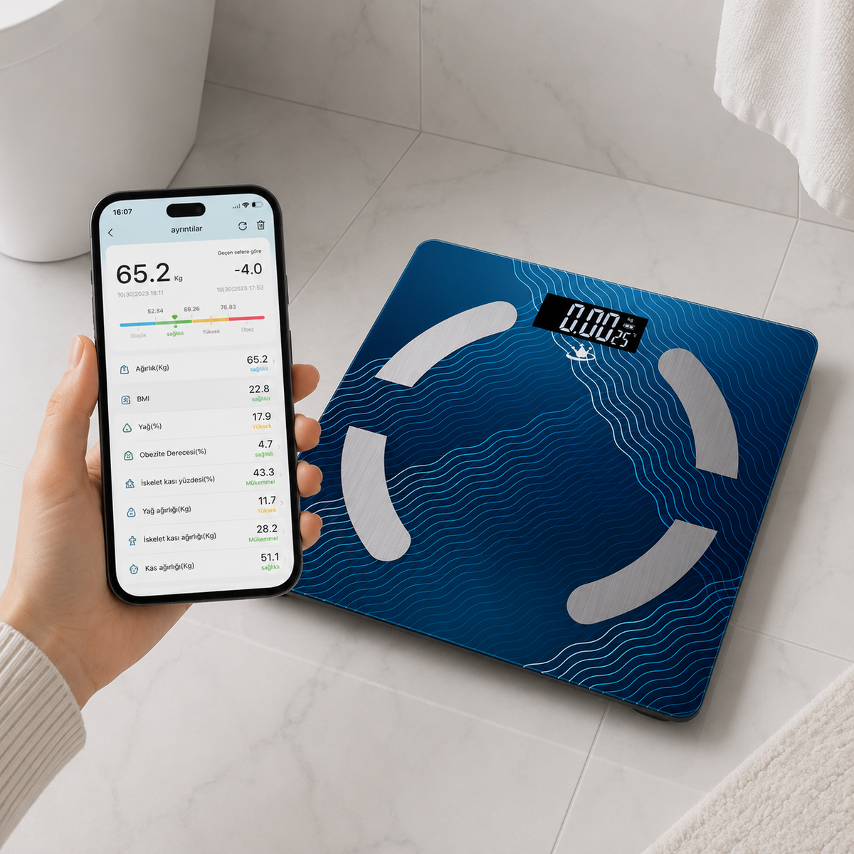 KBB846 Bluefıt Bilancia da Bagno Intelligente