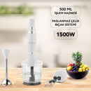 KBS977 Holger Blender Set - Beyaz - King Küçük Ev Aletleri