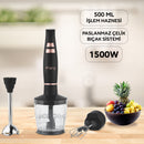KBS977 Holger Blender Set - Siyah - King Küçük Ev Aletleri