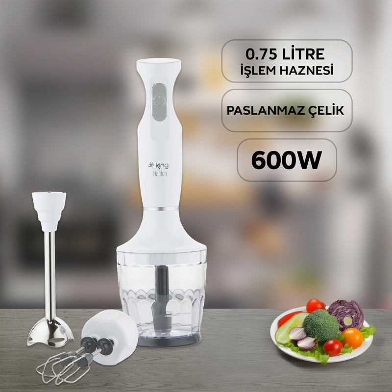 KBS981 Halden Blender Set - Beyaz