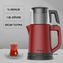 KCM332 TeaPro Çay Makinesi - Kırmızı - King Küçük Ev Aletleri