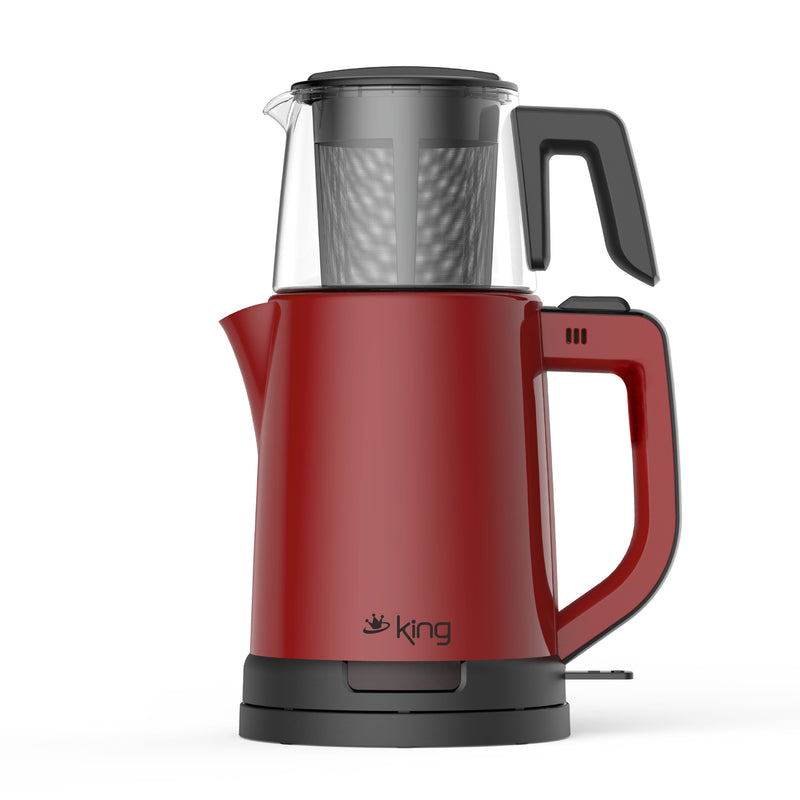 KCM332 TeaPro ماكينة صنع الشاي البلاستيكية - أحمر