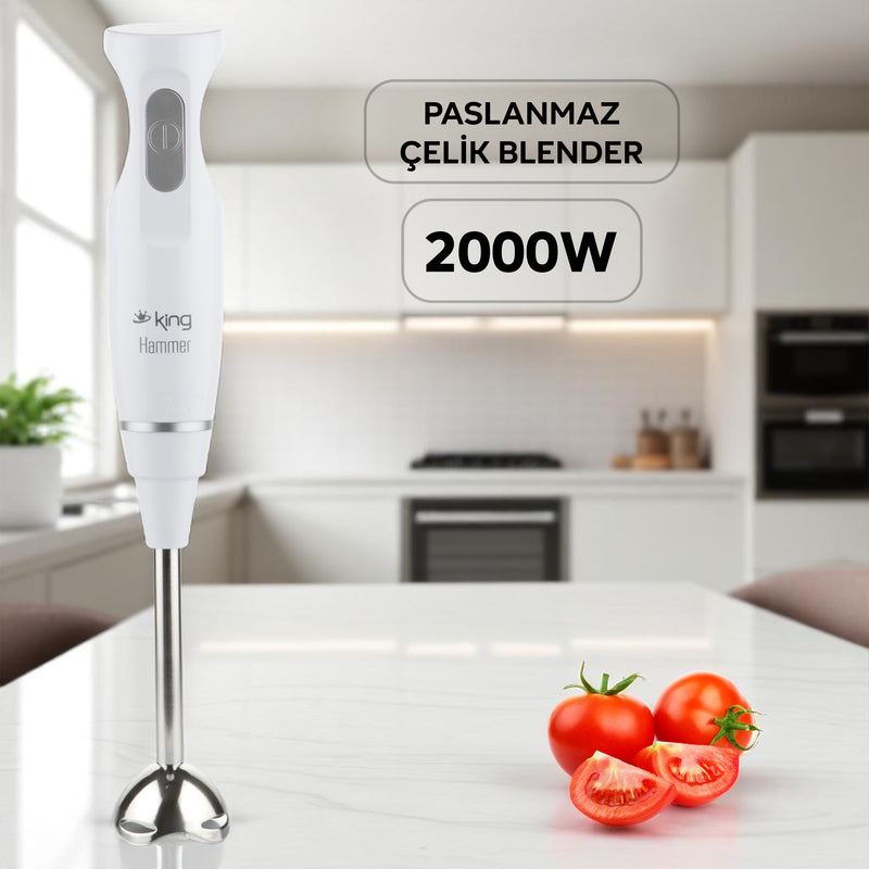 KEB980 Hammer Blender - Beyaz