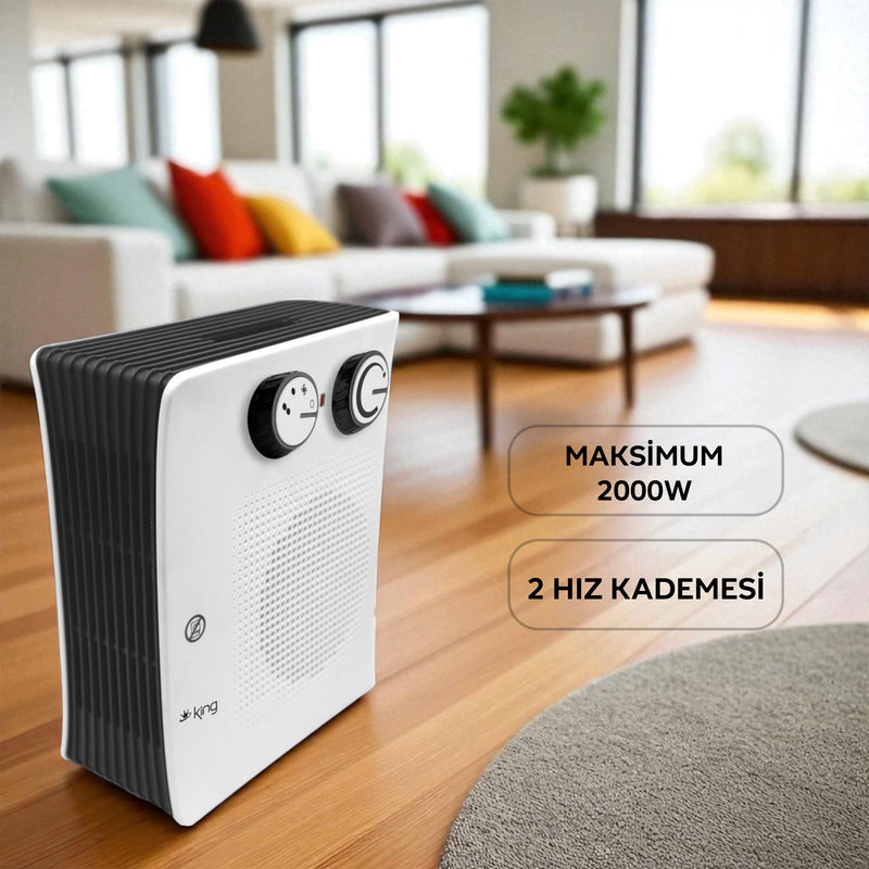 KFI6272 Radiateur soufflant Lilas 2000 W