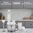 KKB970 Marten Complete Blender Set White Silver