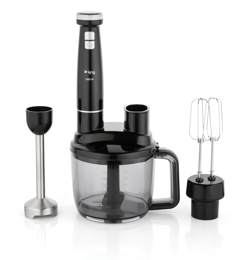 KKB973 Bodie Komplettes Mixer-Set – Schwarz Silber