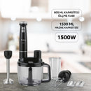 KKB973 Bodie Komple Blender Set-Siyah Gümüş - King Küçük Ev Aletleri