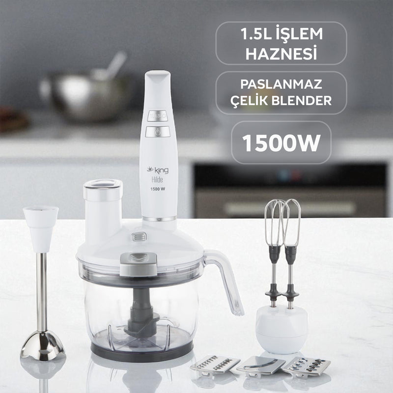 KKB976 Hilde Komple Blender Set - Beyaz