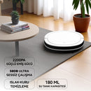 KRS360 Sebastia Robot Süpürge - Beyaz - King Küçük Ev Aletleri