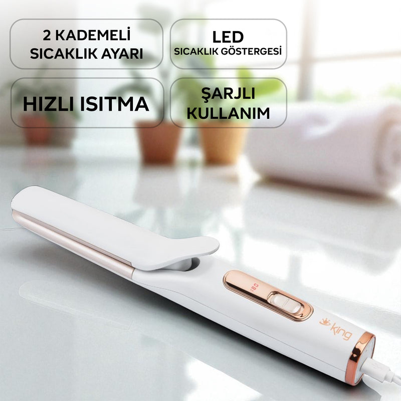 KSD926 Juana Kablosuz Saç Düzleştiricisi