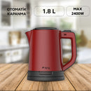 KSI1003 Pro Su Isıtıcı - Kırmızı - King Küçük Ev Aletleri