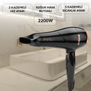 KSK436 Linna Saç Kurutma Makinesi-Siyah - King Küçük Ev Aletleri