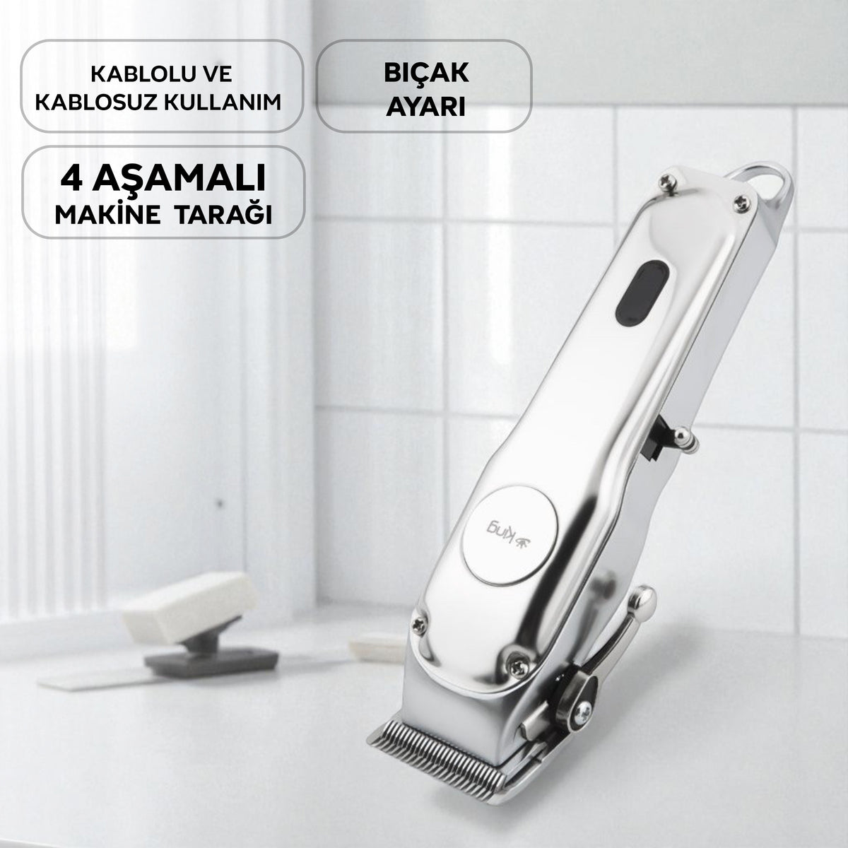 KSM672 Albert Profesyonel Saç Kesme Makinesi