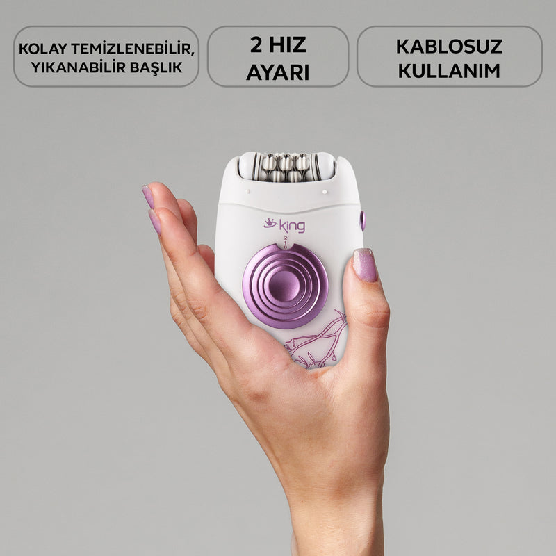 P2387 Lotus Şarjlı Epilasyon Aleti - King Küçük Ev Aletleri