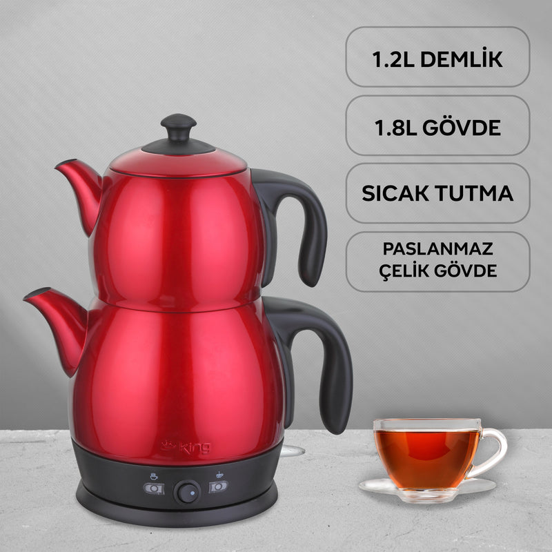 TT-P315R Lea Çay Makinesi - Kırmızı