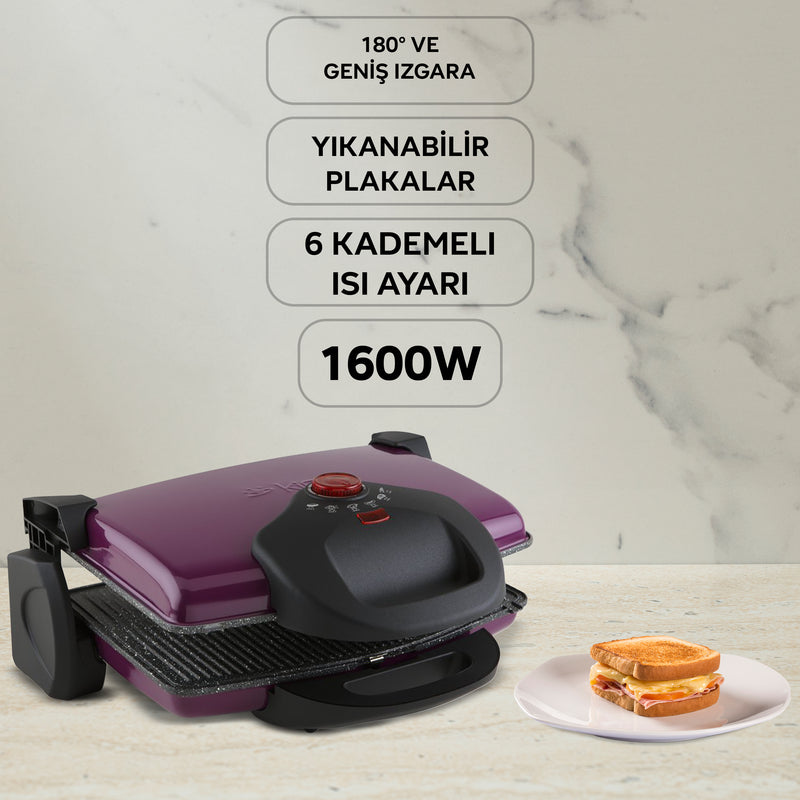 P637Y جريلماكس بيربل محمصة