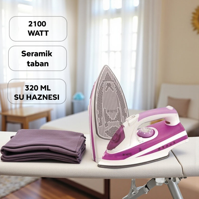 P743 Daphne Steam Iron