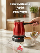 K3104 Ливра Турецкая кофеварка Красная
