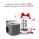 Kıng Ice Rock Kbm7990 Buz Yapma Makinesi Alana Kıng Kcm388 Teatalker Konuşan Çay Makinesi  Hediye