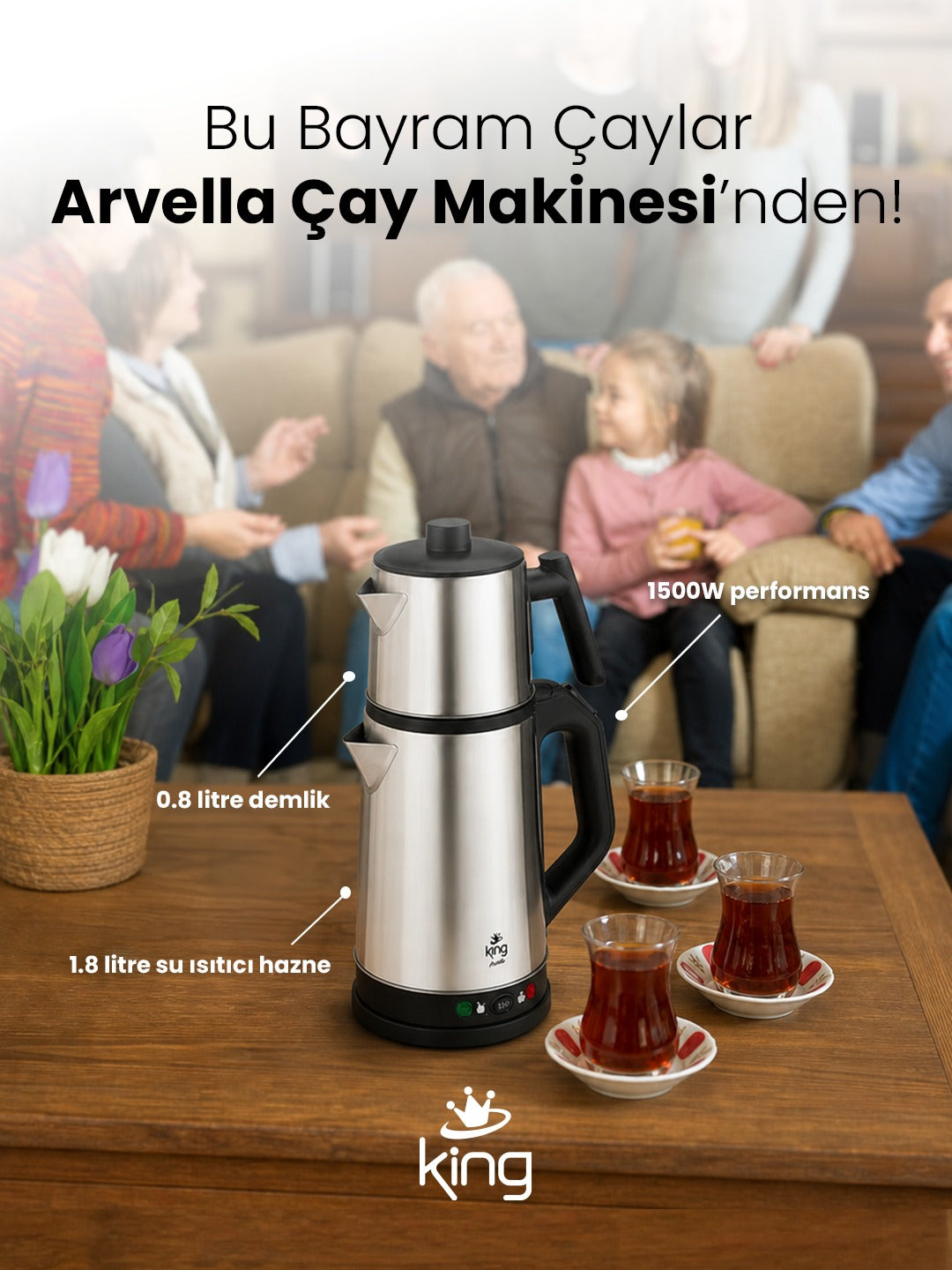 K736 Arvella Çay Makinesi