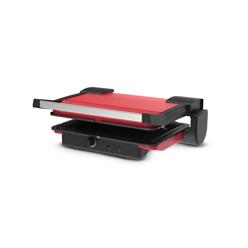 K469 Arte Plus Tost Makinesi-Kırmızı | 2000W Granit Plaka
